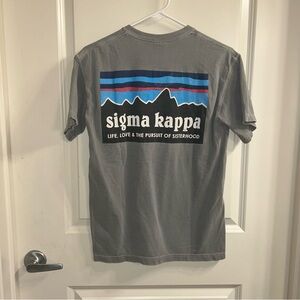 Comfort Colors Gray Sigma Kappa Tee